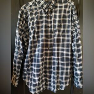 Ralph Lauren Black and White Checkered Shirt